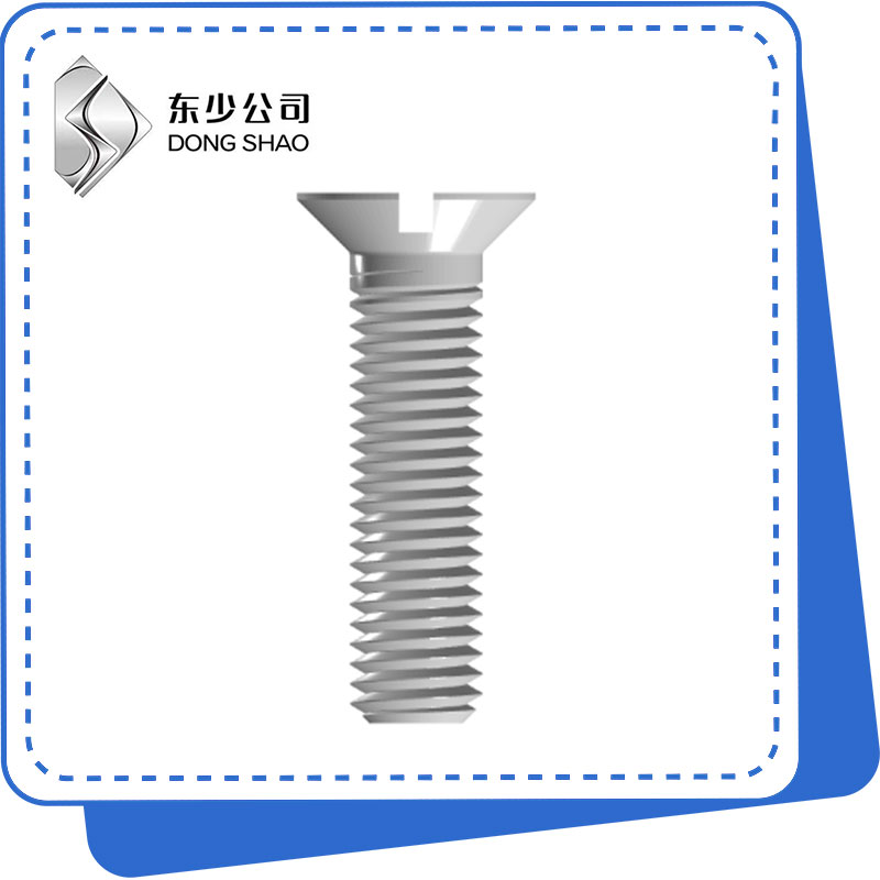 Slotted Countersunk Head Vis